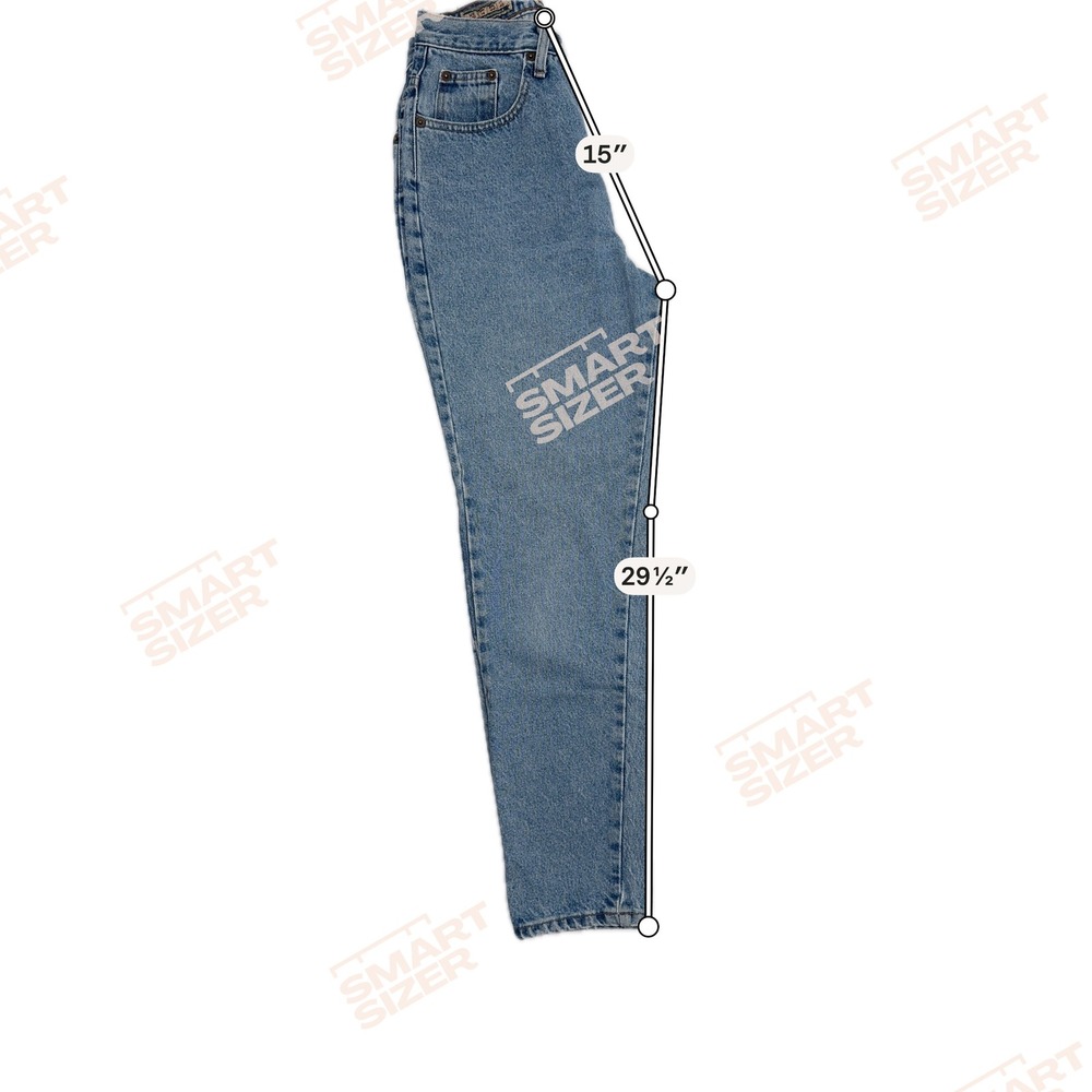 Vintage EXP Jeans by Express High Waisted Mom Jeans Blue Size 11/12 Made in USA - Picture 4 of 9